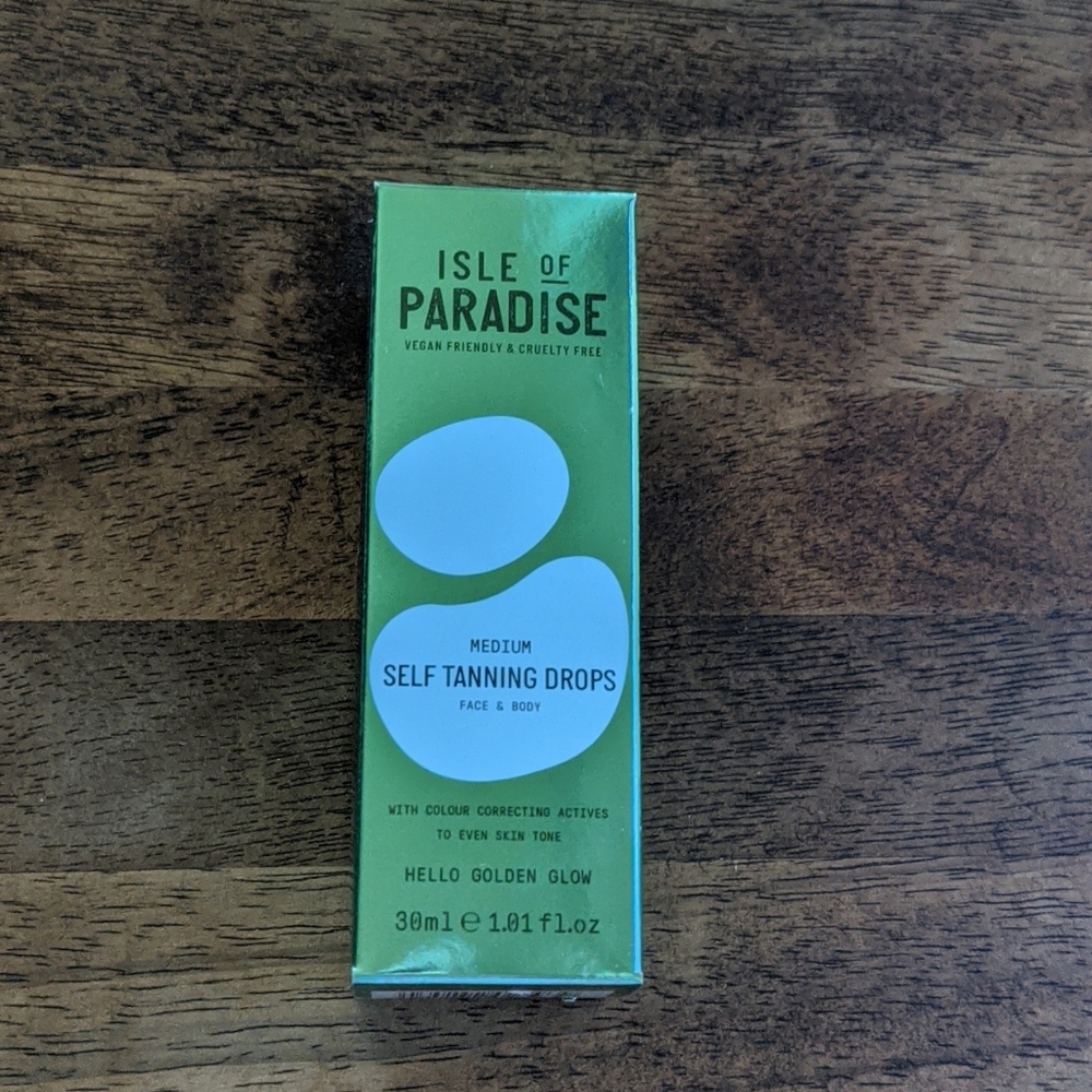Isle of Paradise Medium Self Tanning Drops NIB